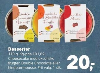 Kvickly Desserter tilbud