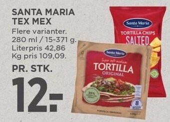 MENY Santa maria tex mex tilbud