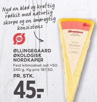 MENY Øllingegaard økologisk nordkaper tilbud