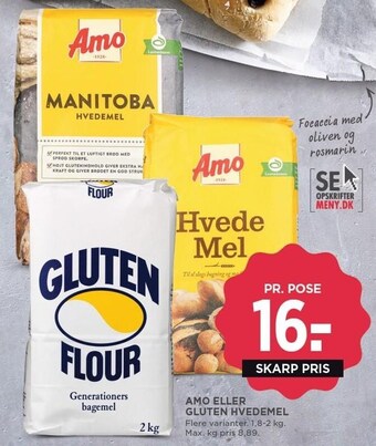 MENY Amo eller gluten hvedemel tilbud