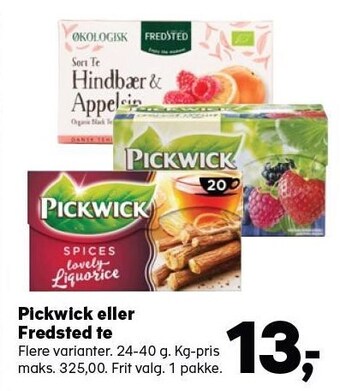 Pickwick eller fredsted te
