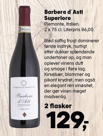 Kvickly Barbera d'asti superiore tilbud