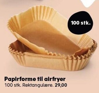Kvickly Papirforme til airfryer tilbud