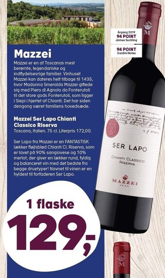 Mazzei ser lapo chianti classico riserva