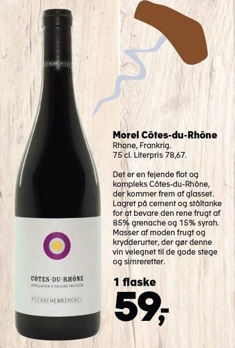 Kvickly Morel côtes-du-rhône tilbud