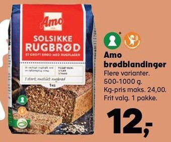 Kvickly Amo brødblandinger tilbud