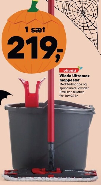 Kvickly Vileda ultramax moppesæt tilbud