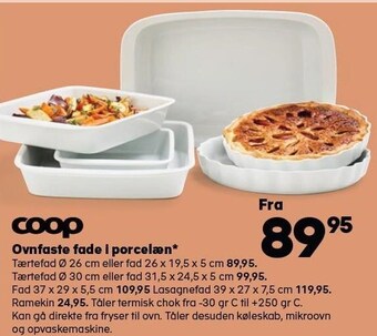 SuperBrugsen Ovnfaste fade i porcelæn tilbud
