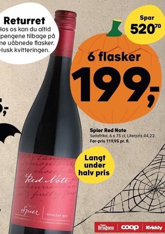 Spier red note