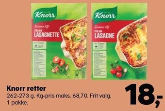 SuperBrugsen Knorr retter tilbud