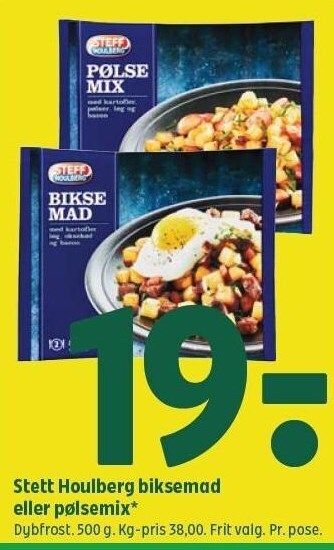 Coop 365 Steff houlberg biksemad eller pølsemix tilbud