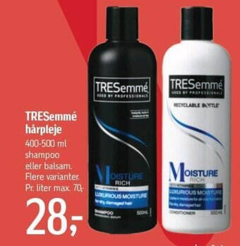 Føtex TRESemmé hårpleje tilbud