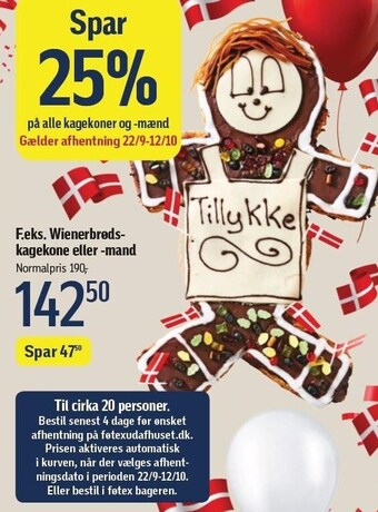 Wienerbrødskagekone eller -mand