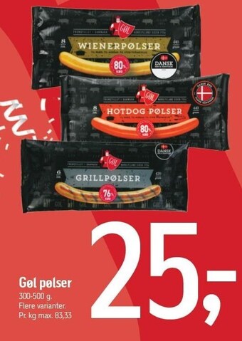 Gøl pølser