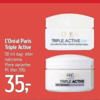 Føtex L'oréal paris triple active tilbud