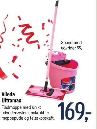 Føtex Vileda ultramax eller spand med udvrider tilbud