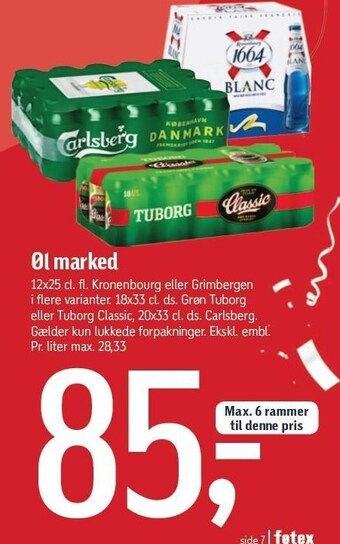 Føtex Øl marked tilbud