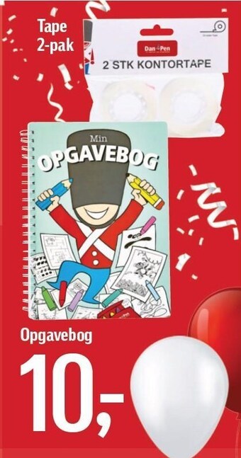 Føtex Opgavebog el. tape 2-pak tilbud