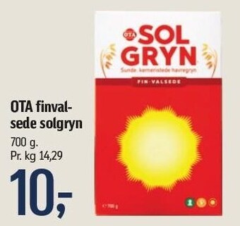 Føtex Ota finvalsede solgryn tilbud