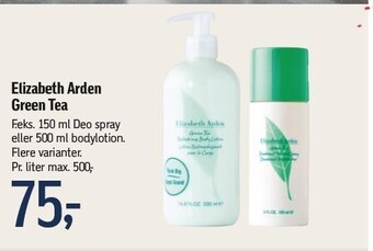 Føtex Elizabeth arden green tea tilbud