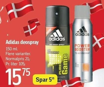 Føtex Adidas deospray tilbud
