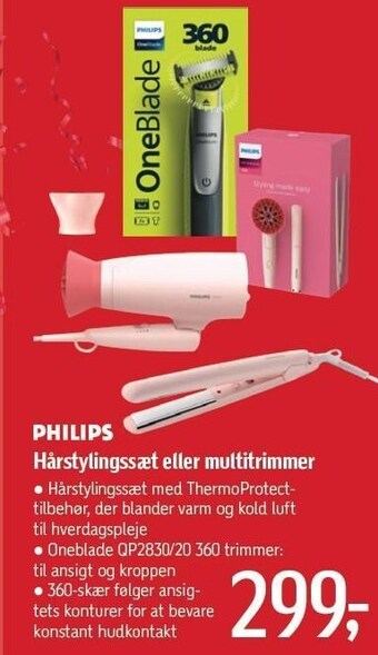 Føtex Philips hårstylingssæt eller multitrimmer tilbud