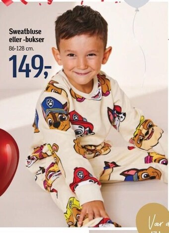 Føtex Sweatbluse eller -bukser tilbud