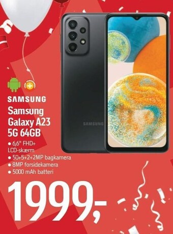 Føtex Samsung galaxy a23 5g 64 gb tilbud