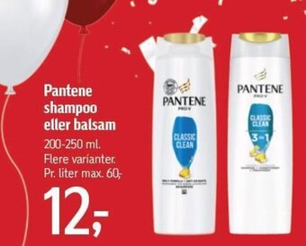Føtex Pantene shampoo eller balsam tilbud