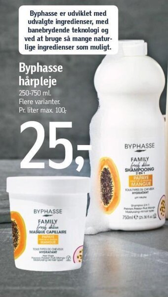 Føtex Byphasse hårpleje tilbud