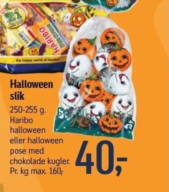 Halloween slik 250-255 g.
