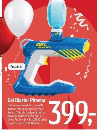 Føtex Gel Blaster Piranha tilbud