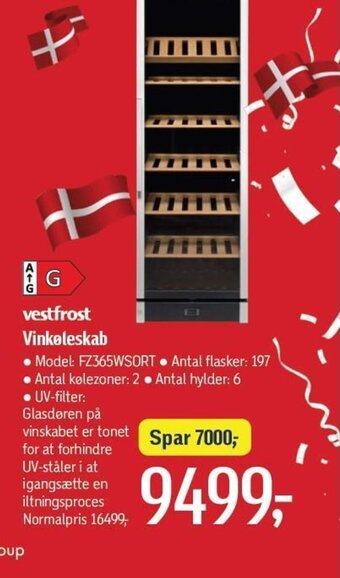 Føtex Vinkøleskab tilbud