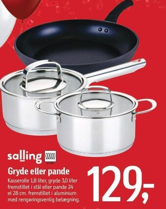 Føtex Gryde eller pande tilbud