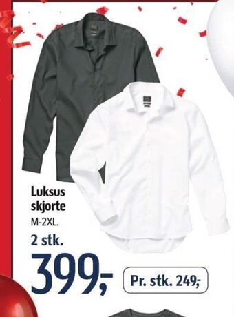 Føtex Luksus skjorte M-2XL. tilbud