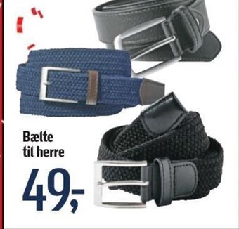 Føtex Bælte til herre tilbud