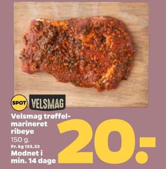 Netto Velsmag trøffel-marineret ribeye 150 g. tilbud