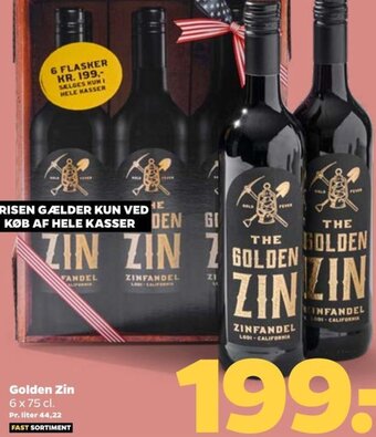 Netto Golden Zin 6 x 75 cl. tilbud