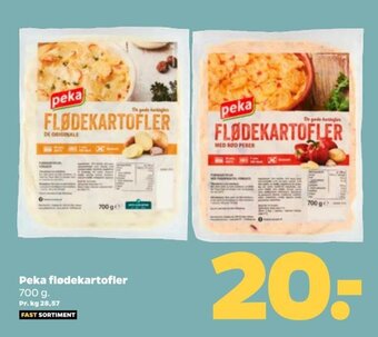 Netto Peka flødekartofler 700 g. tilbud