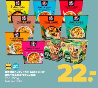 Netto Kitchen Joy Thai Cube eller plantebaseret Gyoza 200-350 g. tilbud