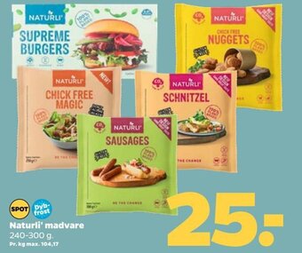 Netto Naturli' madvare tilbud