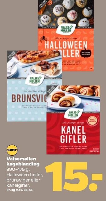 Netto Valsemøllen kageblanding tilbud