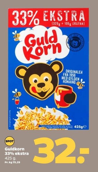 Guldkorn 33% ekstra