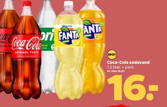 Netto Coca-Cola sodavand 1,5 liter tilbud