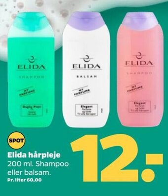 Netto Elida hårpleje tilbud