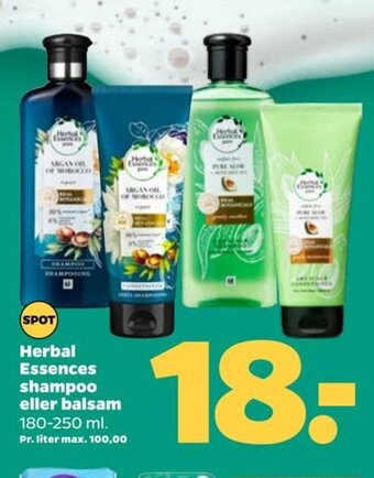 Netto Herbal Essences shampoo eller balsam tilbud