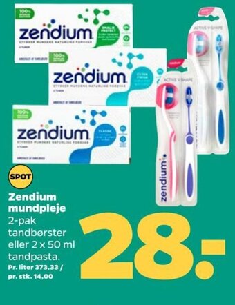 Netto Zendium mundpleje tilbud