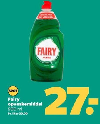 Netto Fairy opvaskemiddel tilbud