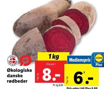 Økologiske danske rødbeder