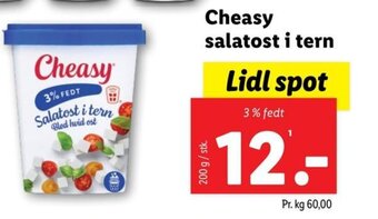 Lidl Cheasy salatost i tern tilbud
